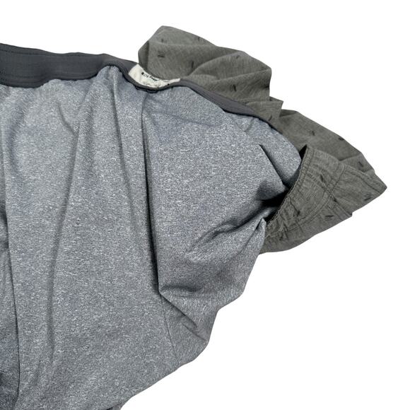 Linksoul Golf Shorts Men’s 2XL XXL Gray Logo All-Over Print Drawstring Lined - Picture 5 of 10